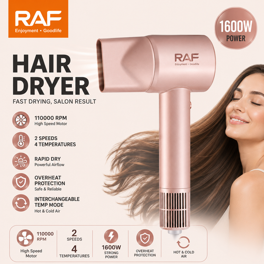 RAF 1600W High Speed Hair Dryer