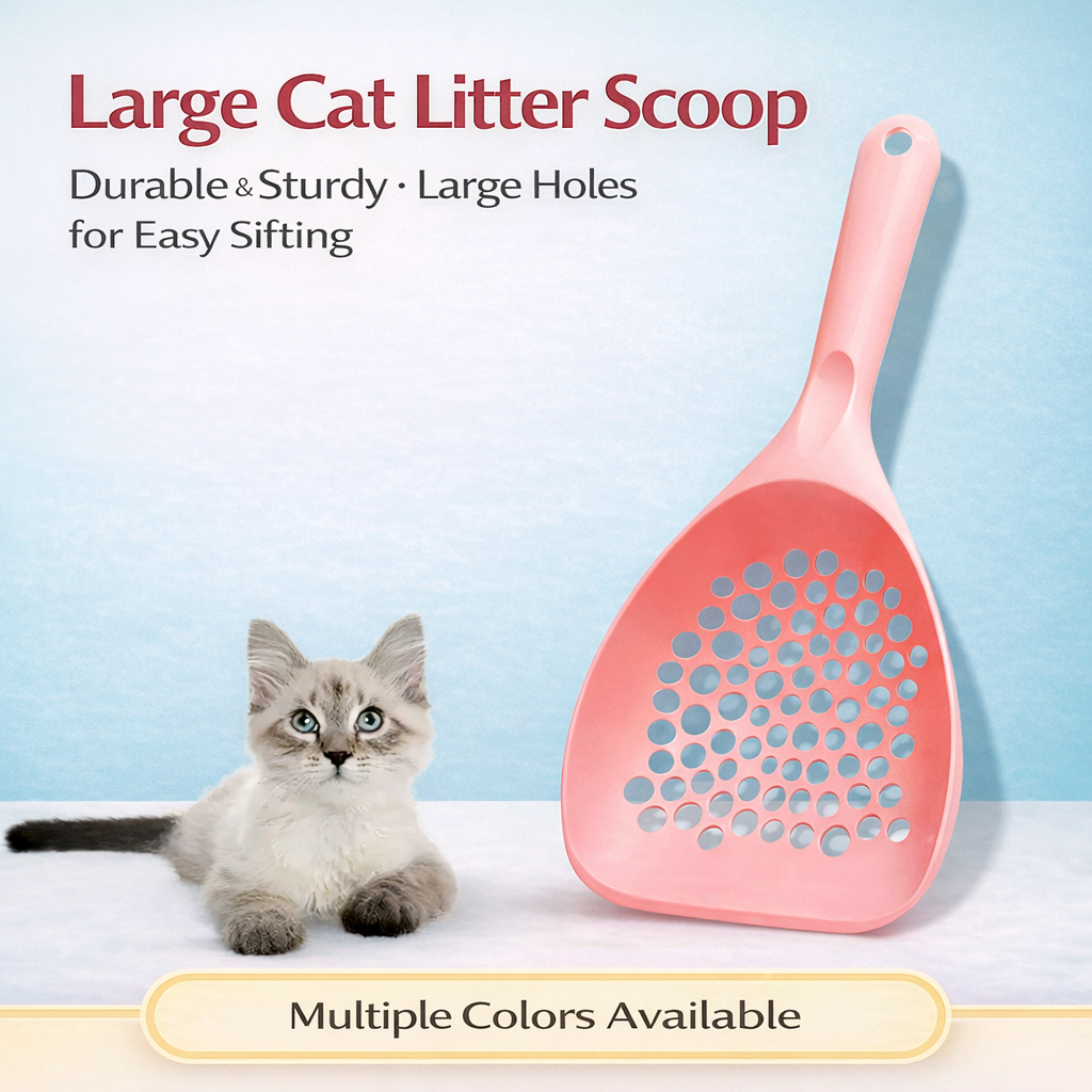 Large Cat Litter Scoop – Easy Sifting Design