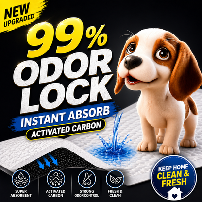 6 Layer Dog Training Pads – Leak Proof & Odor Control