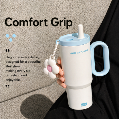 720ML Leak-Proof Thermal Cup with Handle