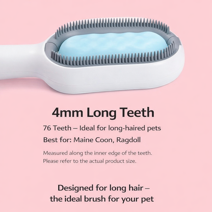 3-in-1 Pet Grooming Brush with Water Tank