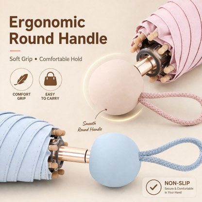 Mini Capsule Umbrella – UV Protection, Compact & Lightweight Travel Umbrella