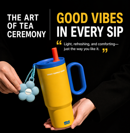720ML Leak-Proof Thermal Cup with Handle