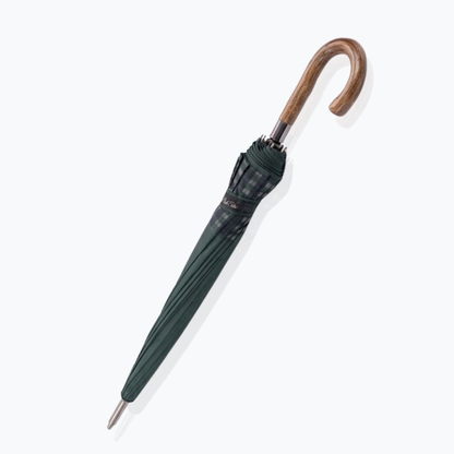 12-Rib Windproof Classic Long Umbrella – Large 115cm Coverage, Durable & Waterproof