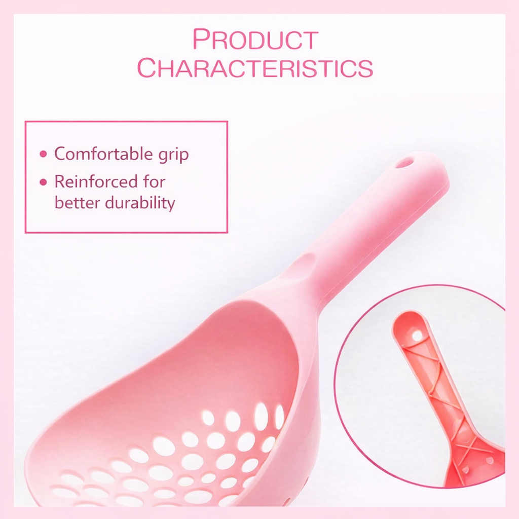 Large Cat Litter Scoop – Easy Sifting Design
