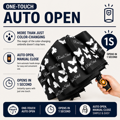 Color Changing Auto Open Umbrella