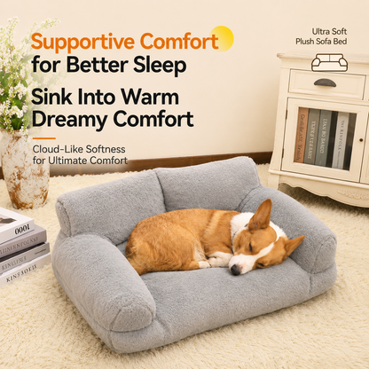 Ultra Soft Plush Pet Sofa Bed