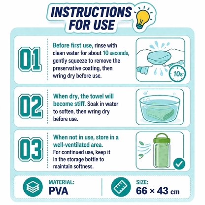 Portable Ice Cooling Towel with Bottle – Quick Dry PVA Sports Towel