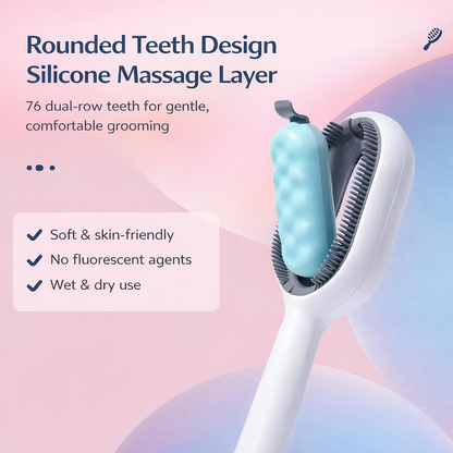 3-in-1 Pet Grooming Brush with Water Tank