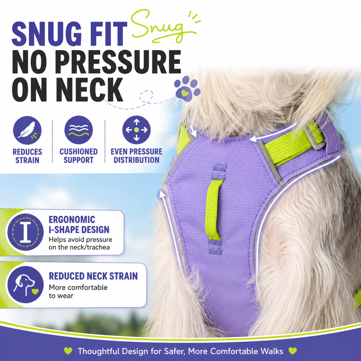 Cooling No-Pull Dog Harness (Lightweight & Breathable)