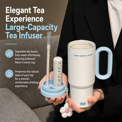 720ML Leak-Proof Thermal Cup with Handle