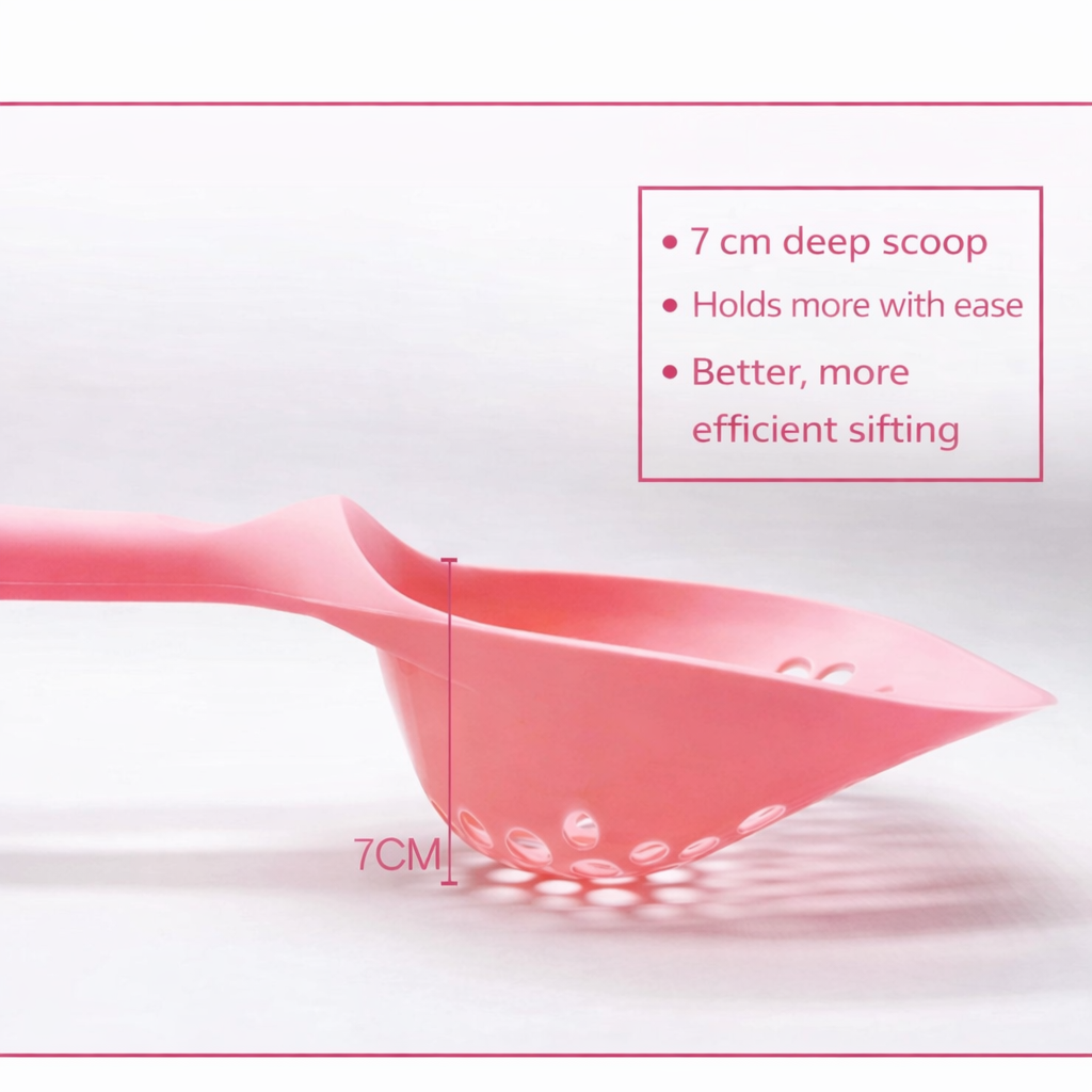 Large Cat Litter Scoop – Easy Sifting Design