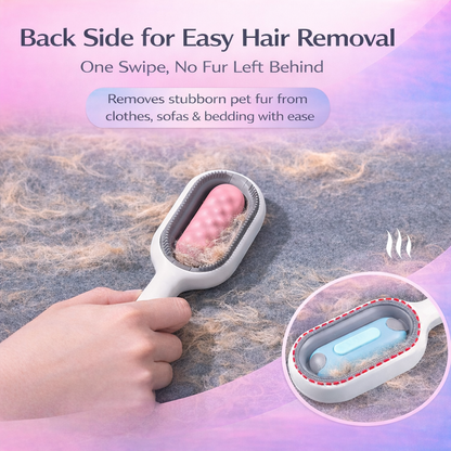 3-in-1 Pet Grooming Brush with Water Tank