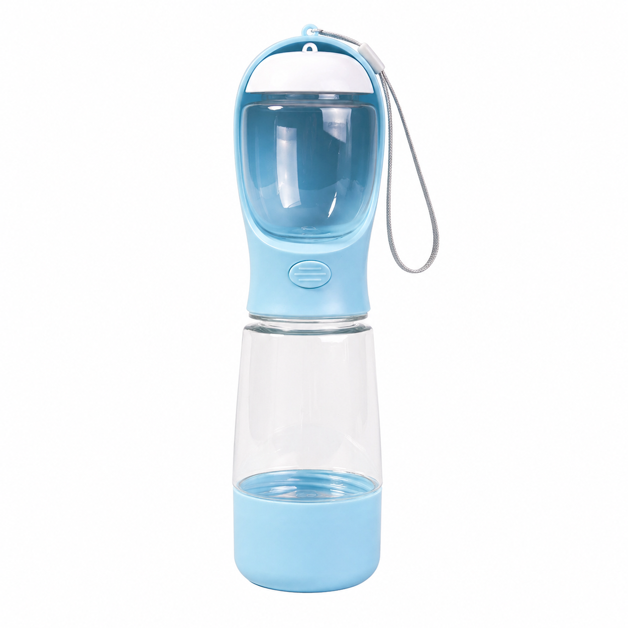 3-in-1 Portable Pet Travel Bottle (Water + Food + Waste Bag)
