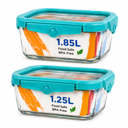 Airtight Leak-Proof Food Storage Container – BPA Free & Microwave Safe