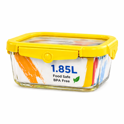Airtight Leak-Proof Food Storage Container – BPA Free & Microwave Safe