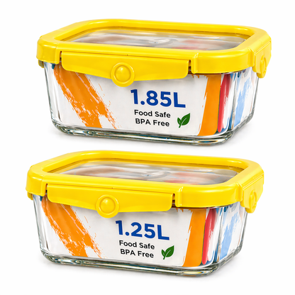 Airtight Leak-Proof Food Storage Container – BPA Free & Microwave Safe