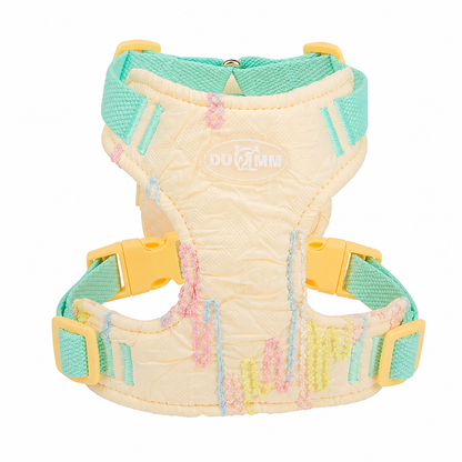 Macaron Pet Harness & Leash Set (Breathable & Adjustable)