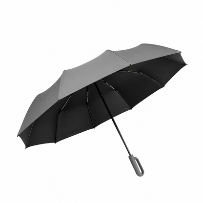 Automatic Hook Handle Umbrella – 125cm Windproof UV Protection Foldable Travel Umbrella