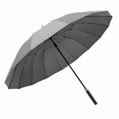 Premium 16 Rib Windproof Business Umbrella – Auto Open Waterproof Long Umbrella