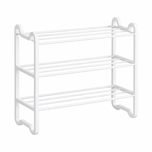Multi-Layer Shoe Rack Organizer (Steel Frame, Space Saving)