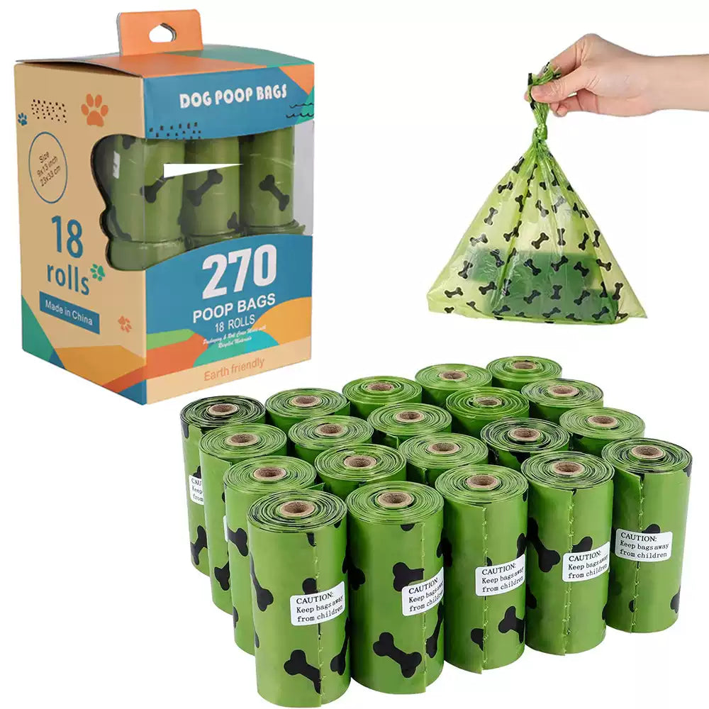 Dog Poop Bags (270pcs / 18 Rolls)