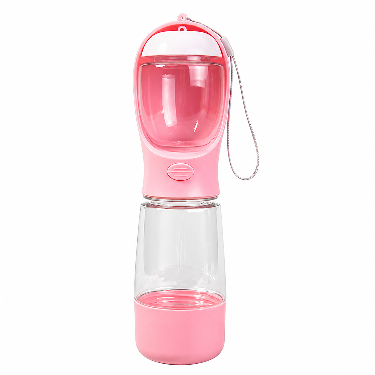 3-in-1 Portable Pet Travel Bottle (Water + Food + Waste Bag)