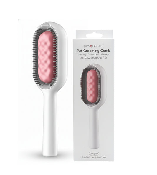 3-in-1 Pet Grooming Brush with Water Tank
