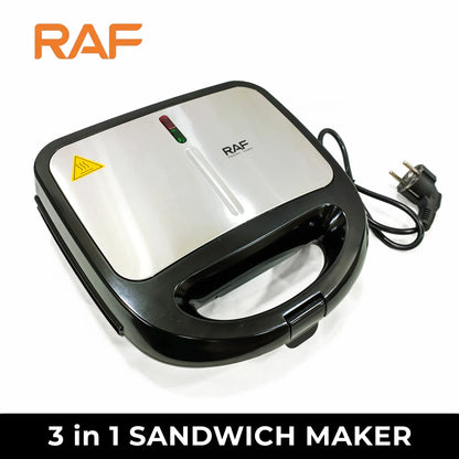 RAF R540 3-in-1 Sandwich Maker & Waffle Grill
