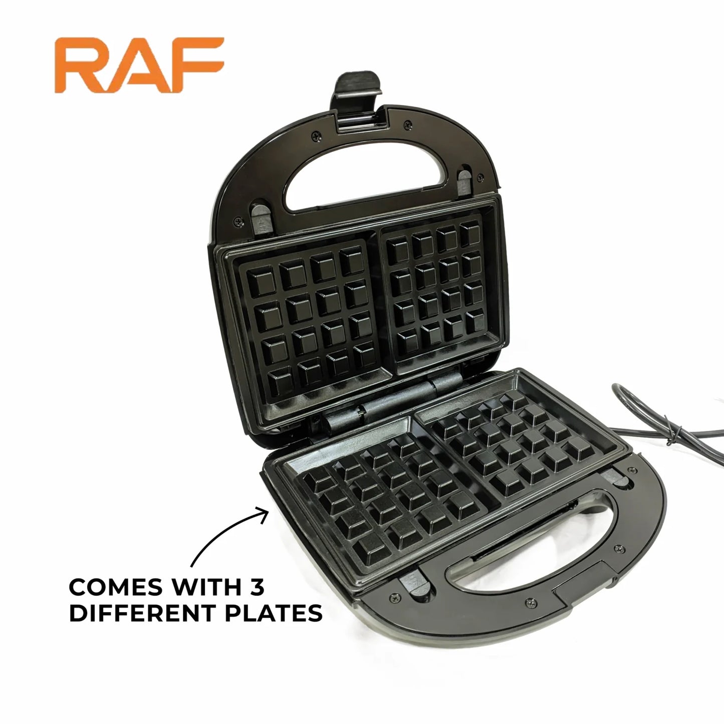 RAF R540 3-in-1 Sandwich Maker & Waffle Grill