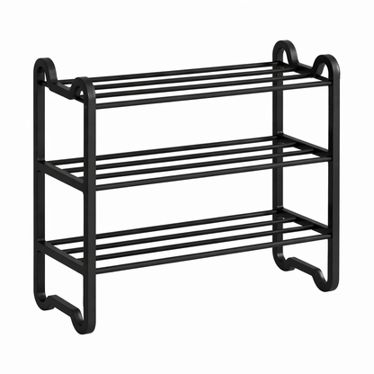 Multi-Layer Shoe Rack Organizer (Steel Frame, Space Saving)
