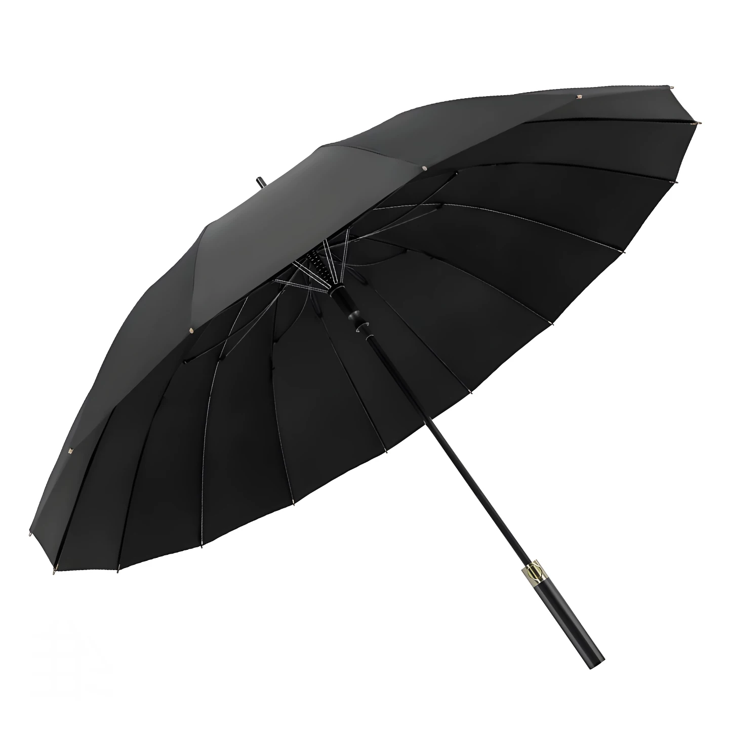 Premium 16 Rib Windproof Business Umbrella – Auto Open Waterproof Long Umbrella