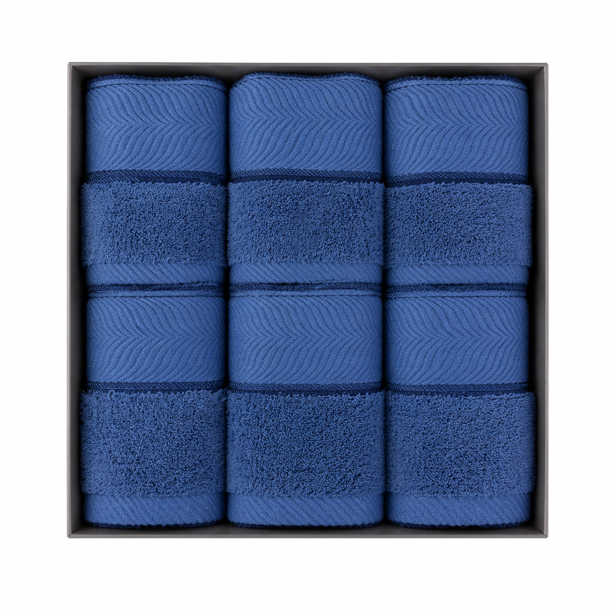 Ultra Soft Antibacterial Cotton Towels (6pcs Set) – Super Absorbent & Skin-Friendly