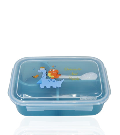 Kids Bento Lunch Box with Compartments (Dinosaur Design)