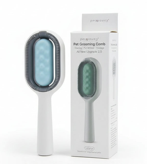 3-in-1 Pet Grooming Brush with Water Tank