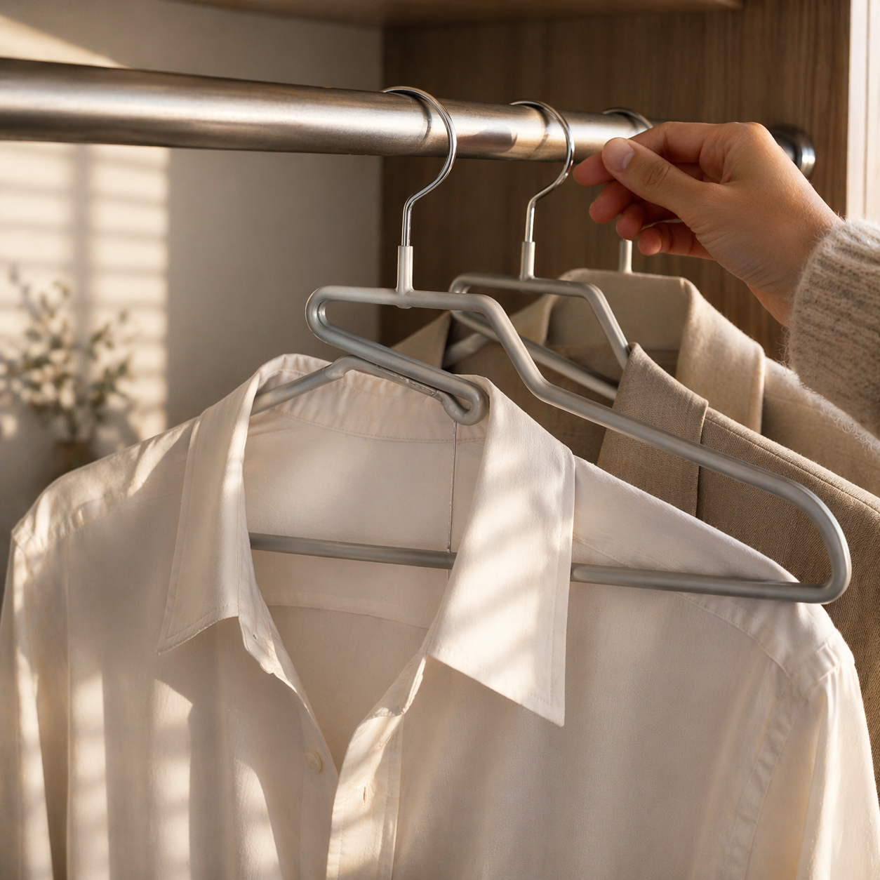 Anti-Slip Clothes Hanger (Slim / Standard / Wide – 5pcs Set)