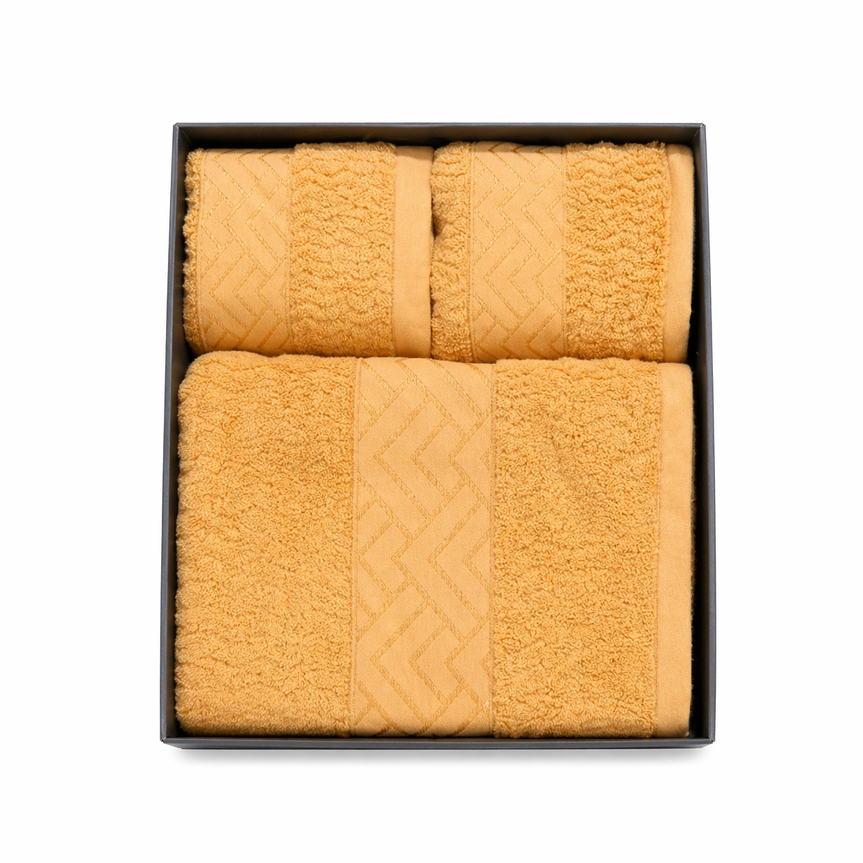 3PCS Cotton Towel Set (Bath & Face Towels)